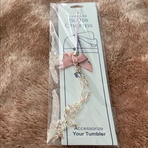 Pink Bow Phone or Bottle Charm